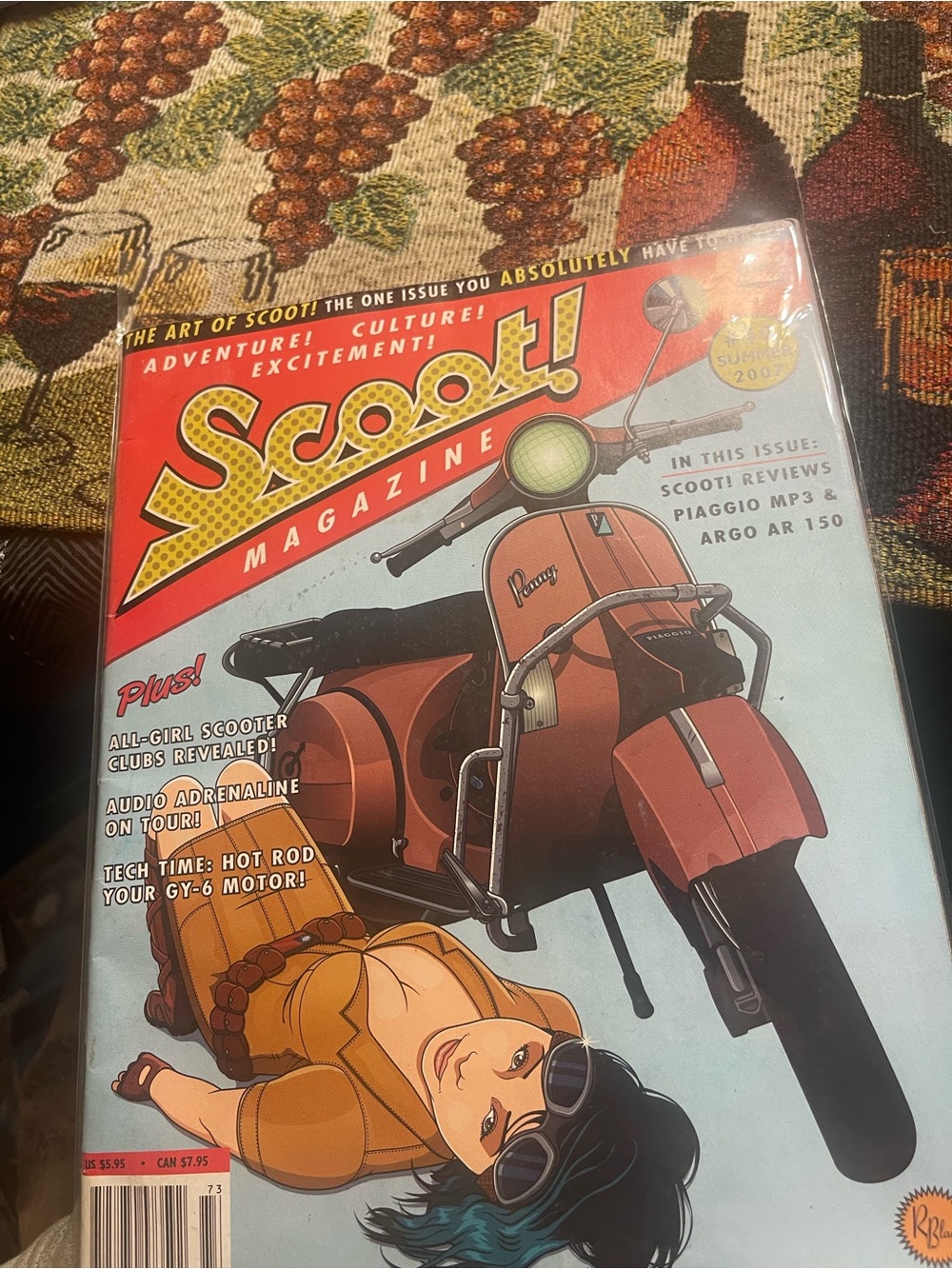 Magazine Summer 2000 Cover - Red Scooter Artwork